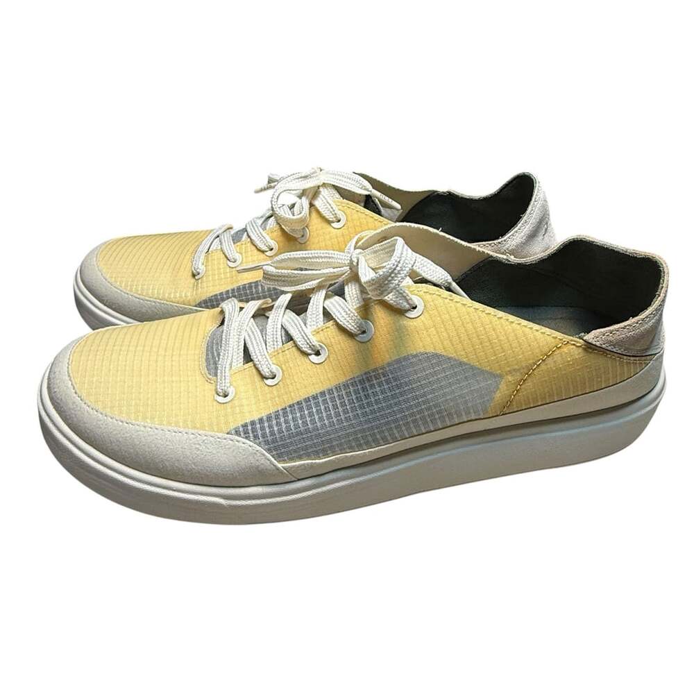 Reef Navigator Size 13 Yellow Grey Textile Sneakers